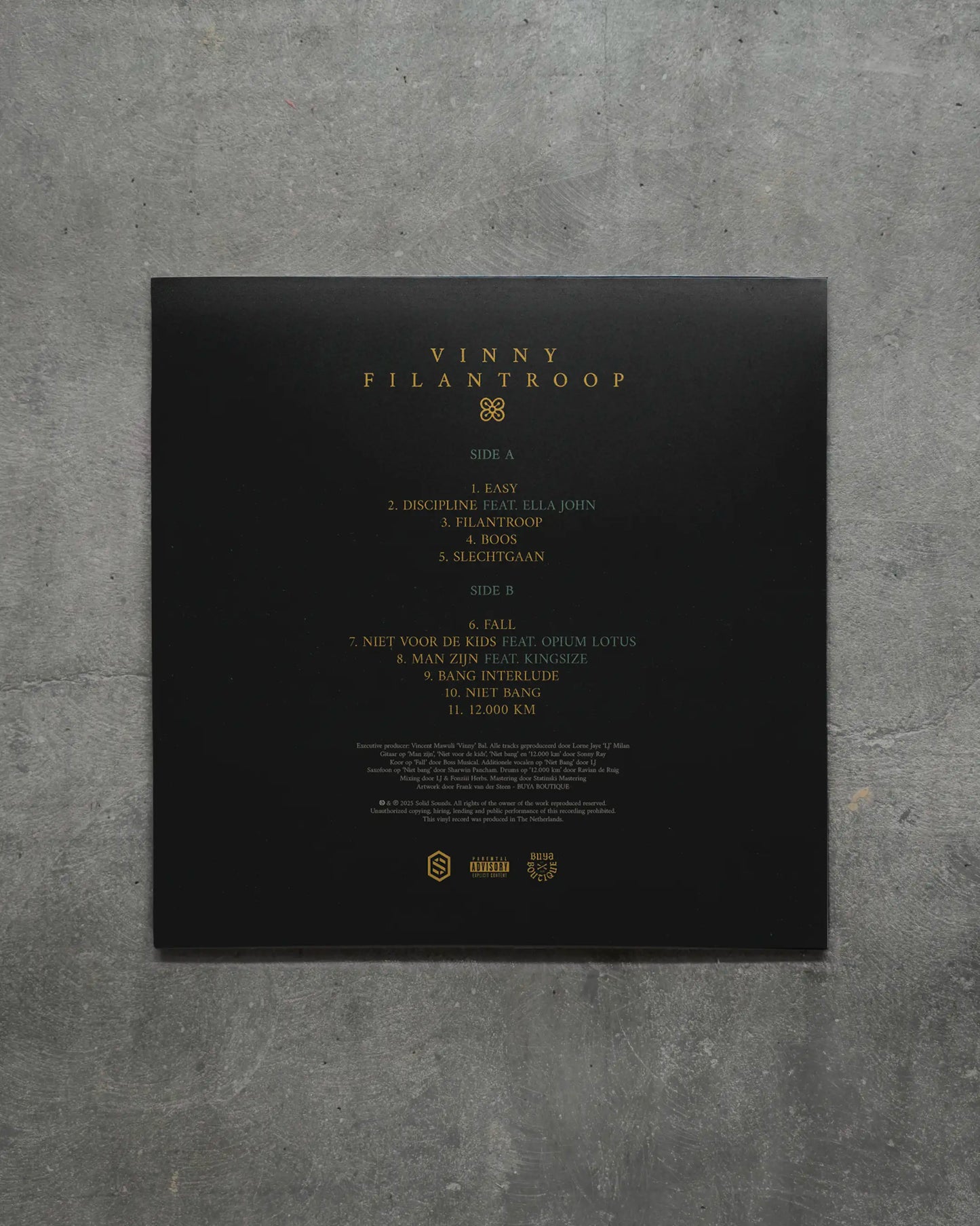 VINNY x BUYA limited edition Vinyl