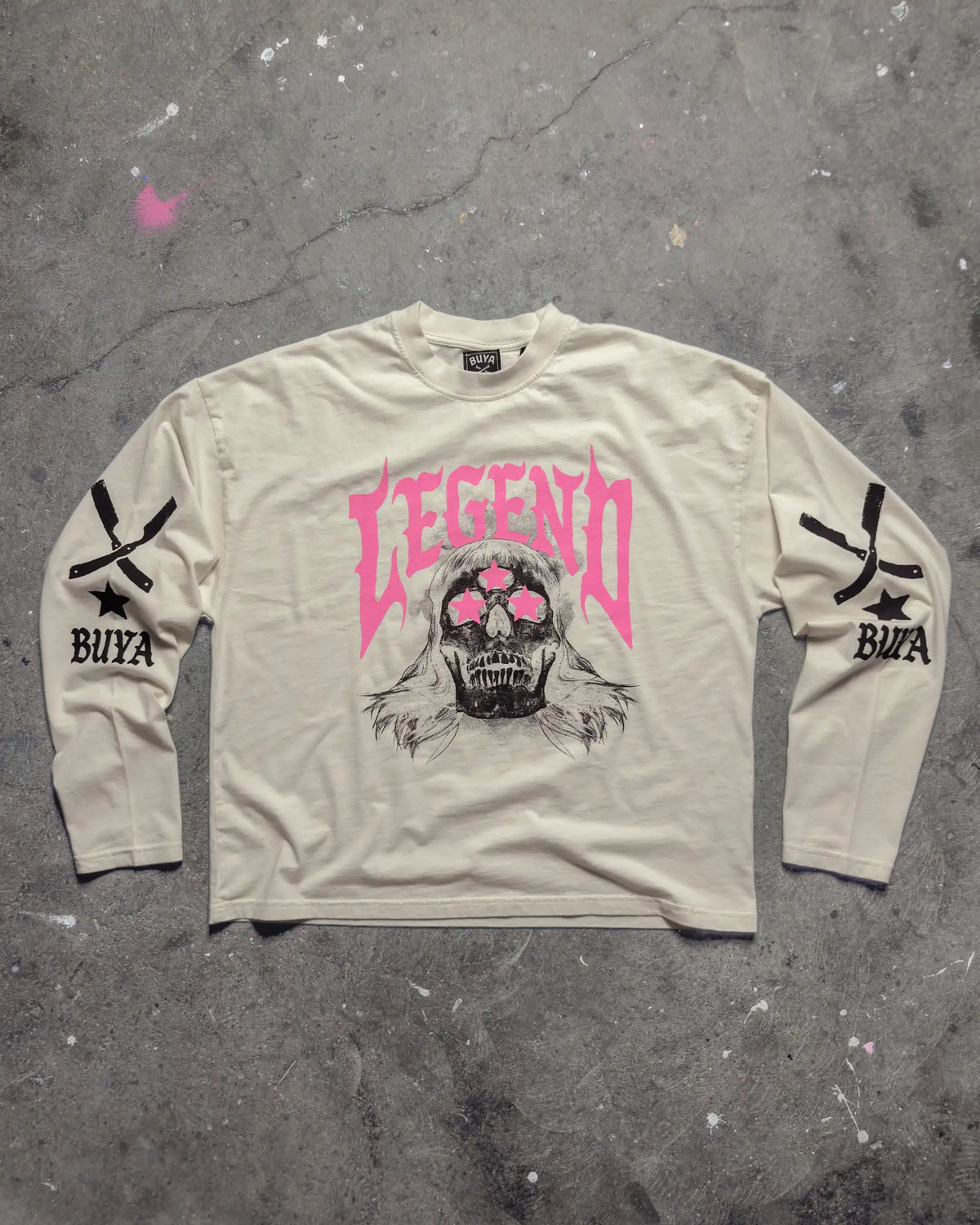 BUYA LEGEND Long Sleeve - Natural White