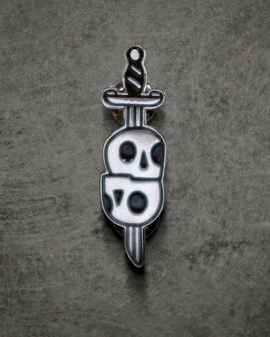 SWORD AND  SKULLS PIN