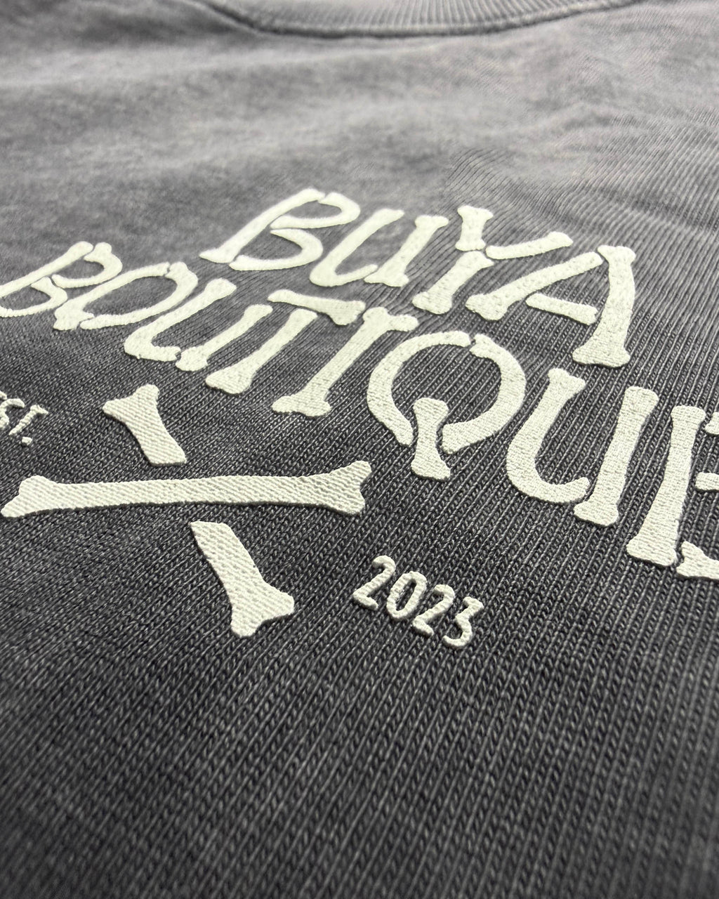 Built on Bones Longsleeve – Faded Black
