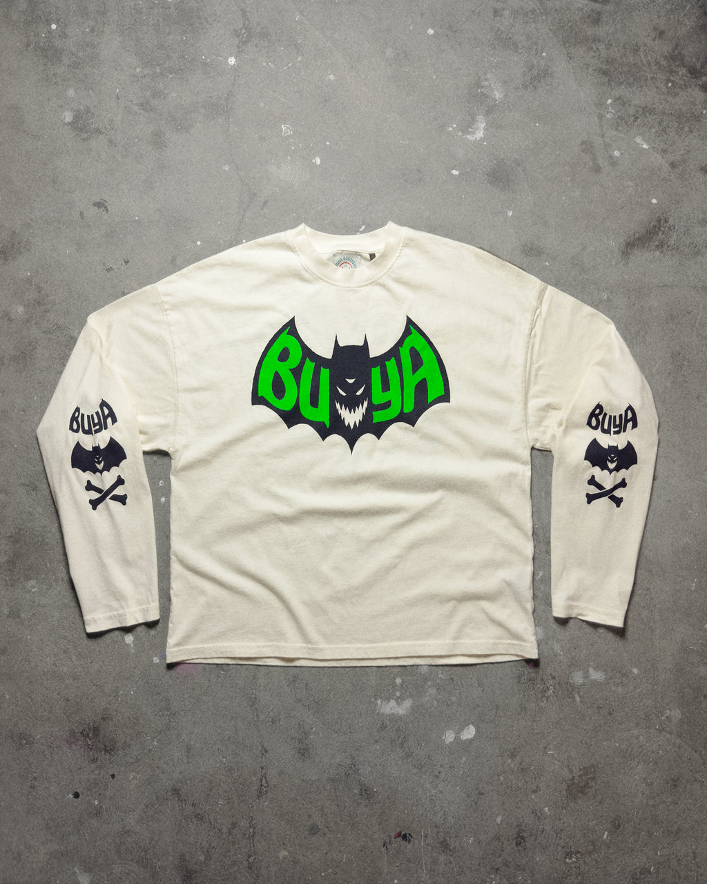 Don’t Feed the Fears Longsleeve – Natural White by BUYA BOUTIQUE