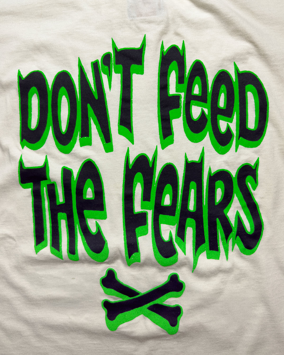 Don’t Feed the Fears Longsleeve – Natural White by BUYA BOUTIQUE