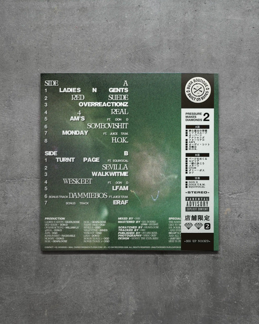 OGD x BUYA - Pressure Makes Diamonds Vinyl