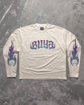 Up in Flames Long Sleeve Natural White