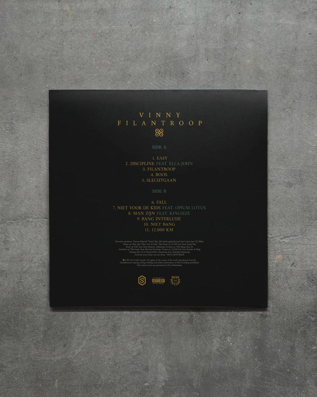 VINNY x BUYA limited edition Vinyl